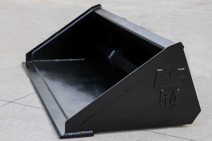 Express Steel | Smooth Bucket | Model Toro Dingo | SKU ES-TDSB-0054 | Width 54" | Hydraulic Flow 0 To 25 GPM | For Mini Skid Steers