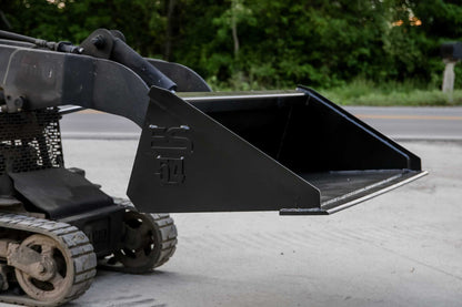 Express Steel | Smooth Bucket | Model Toro Dingo | SKU ES-TDSB-0054 | Width 54" | Hydraulic Flow 0 To 25 GPM | For Mini Skid Steers