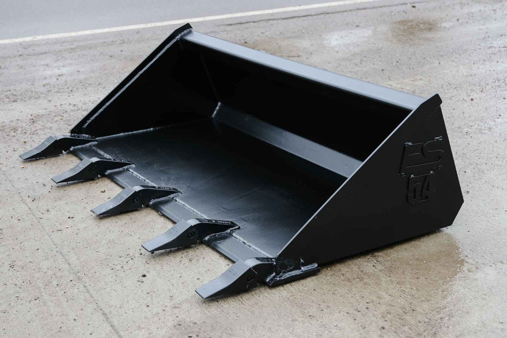 Express Steel | Tooth Bucket | Model 54" Toro Dingo | SKU ES-TDTB-0054 | Width 54" | Hydraulic Flow 0 To 25 GPM | For Skid Steer & Track Loader