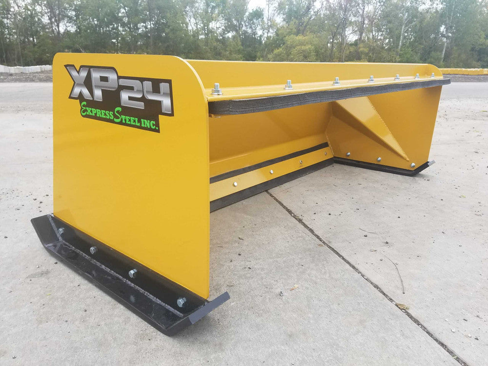 Express Steel | Pullback Snow Pusher | Model 72" XP24 | SKU ES924PB06 | Width 72" | Horsepower 25+ | Hydraulic Flow 0 To 25 GPM | For Tractors, Mini & Full-Size Skid Steers, Loaders
