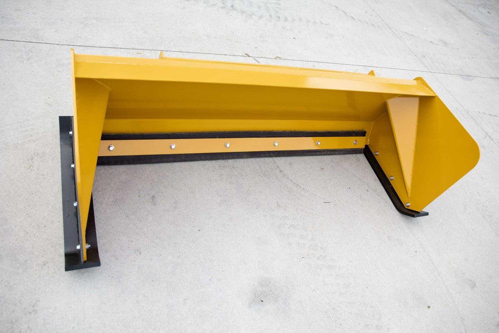 Express Steel | Snow Pusher | Model 6′ XP24 | SKU ES92406 | Width 72" | Hydraulic Flow 20–35 GPM | Horsepower 25+ HP | For  Mini & Full Size Skid Steers, Tractors & Loaders