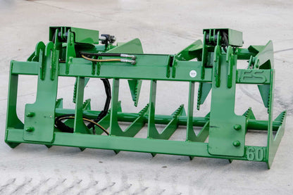 Express Steel Two-Cylinder Root Grapple | Width 60" | Horsepower Up to 50 HP | For Loaders