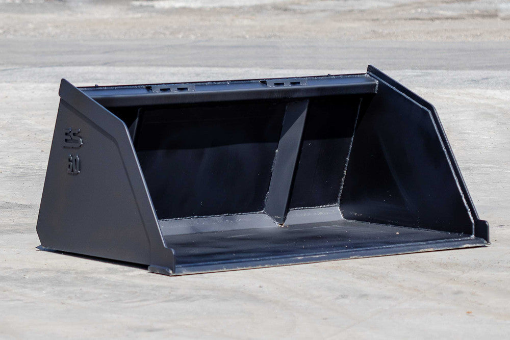 Express Steel | Snow/Mulch Bucket | SKU ES-STSMB-0060 | Width 60" | Hydraulic Flow 0 To 25 GPM | For Skid Steers