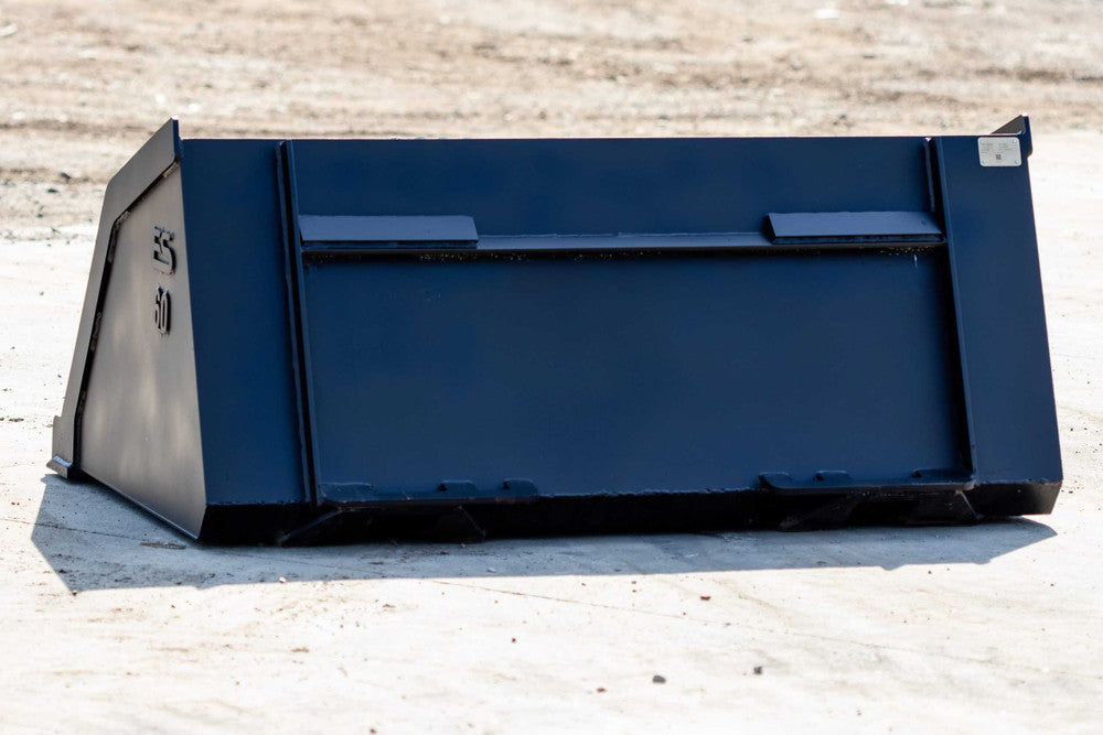 Express Steel | Snow/Mulch Bucket | SKU ES-STSMB-0060 | Width 60" | Hydraulic Flow 0 To 25 GPM | For Skid Steers