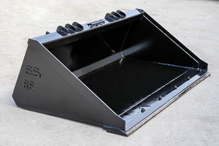 Express Steel 5.5' Heavy Duty Smooth Bucket | Width 66" | 15-25 GPM | For Skid Steers
