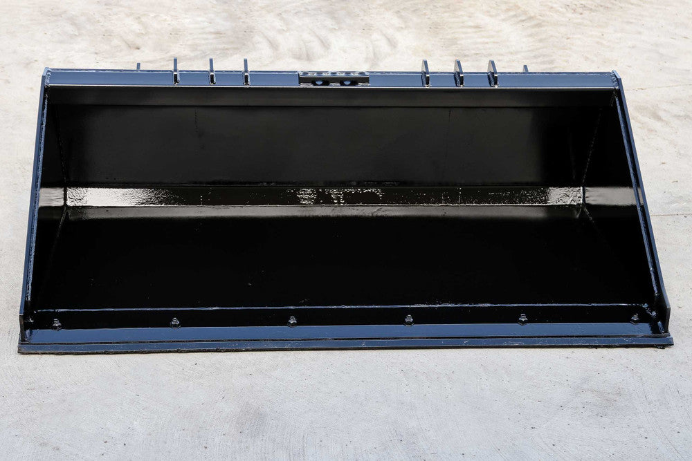 Express Steel | Heavy Duty Smooth Bucket | SKU ES-HDSB-0066 | Width 66" | Hydraulic Flow 15 To 25 GPM | For Skid Steers