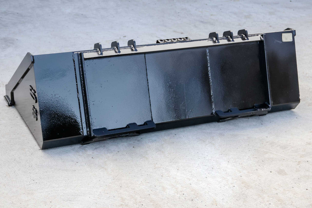 Express Steel | Heavy Duty Smooth Bucket | SKU ES-HDSB-0066 | Width 66" | Hydraulic Flow 15 To 25 GPM | For Skid Steers