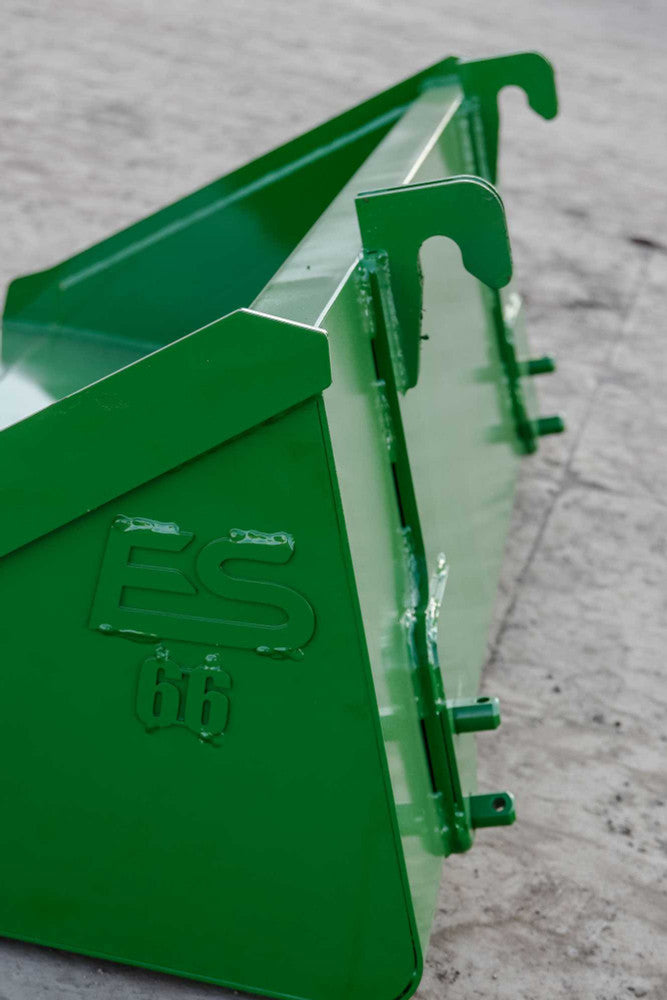 Express Steel | Smooth Bucket | Model 66" John Deere | SKU ES-JDSM-0066 | Width 66" | Horsepower Up To 50 HP | For Tractors & Loaders