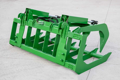 Express Steel | Root Grapple | Model 66" John Deere | SKU ES21020 | Width 66" | Hydraulic Flow 15 To 25 GPM | Horsepower Up to 50 HP | For Tractors & Loaders