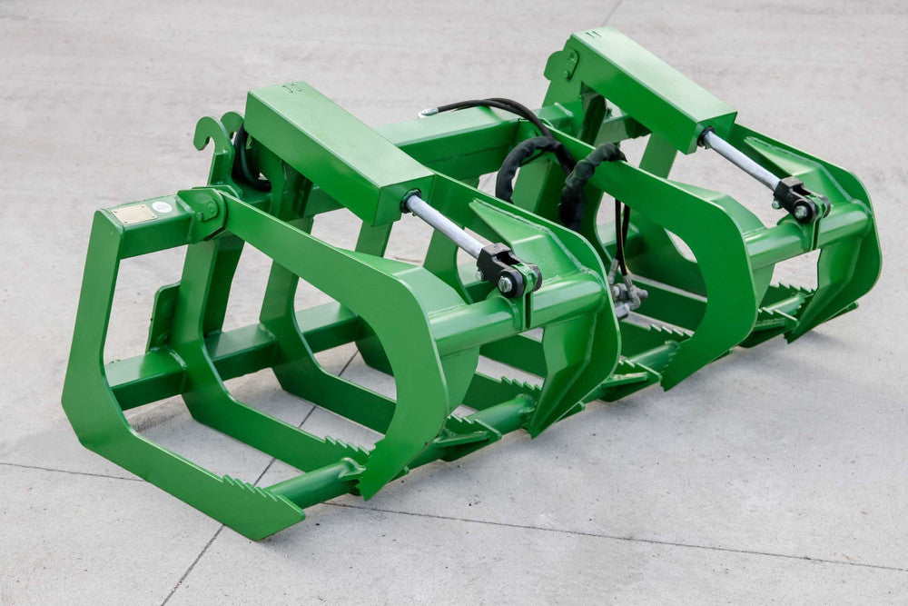 Express Steel | Root Grapple | Model 66" John Deere | SKU ES21020 | Width 66" | Hydraulic Flow 15 To 25 GPM | Horsepower Up to 50 HP | For Tractors & Loaders