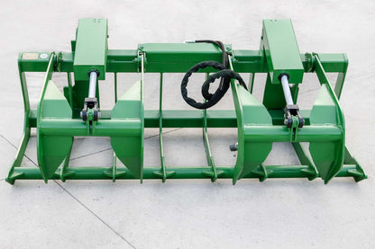 Express Steel | Root Grapple | Model 66" John Deere | SKU ES21020 | Width 66" | Hydraulic Flow 15 To 25 GPM | Horsepower Up to 50 HP | For Tractors & Loaders