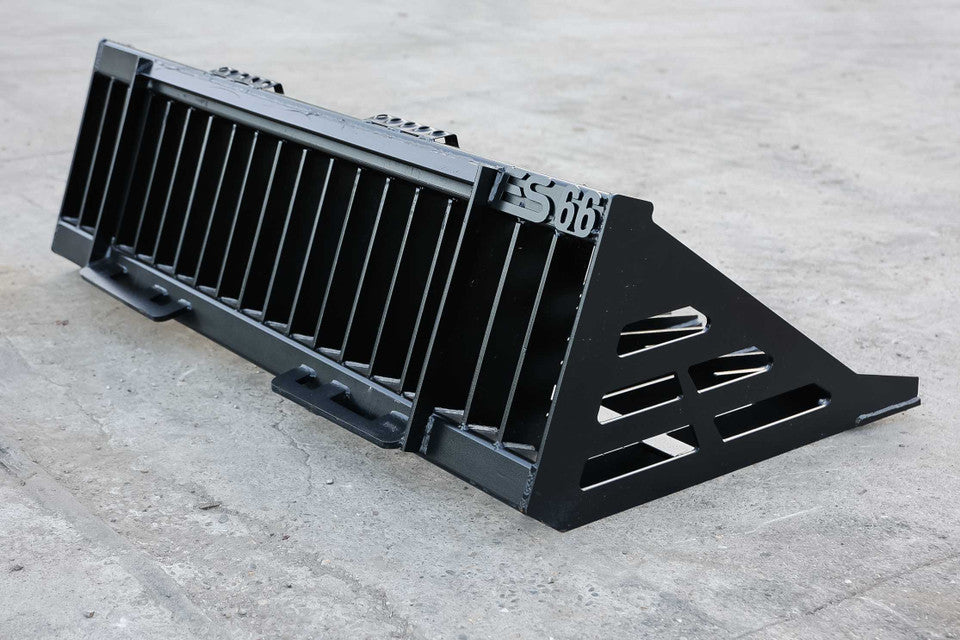 Express Steel Rock Bucket | SKU ES30010 | Width 66" | Hydraulic Flow 15–25 GPM | For Skid Steers