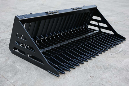 Express Steel | Rock Bucket | SKU ES30010 | Width 66" | Hydraulic Flow 20 To 35 GPM | For Skid Steers