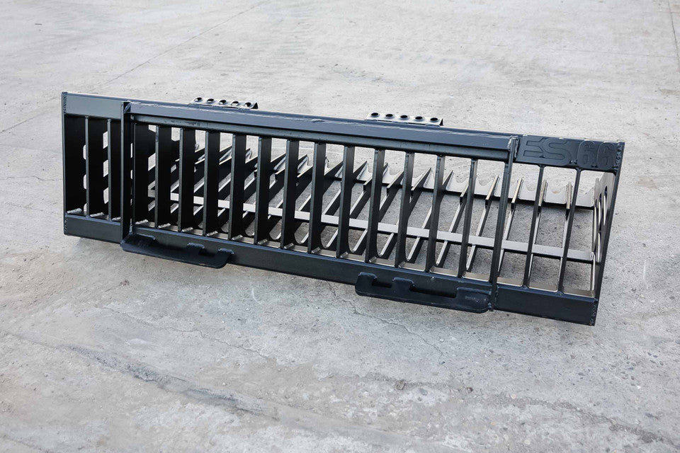 Express Steel Rock Bucket | SKU ES30010 | Width 66" | Hydraulic Flow 15–25 GPM | For Skid Steers