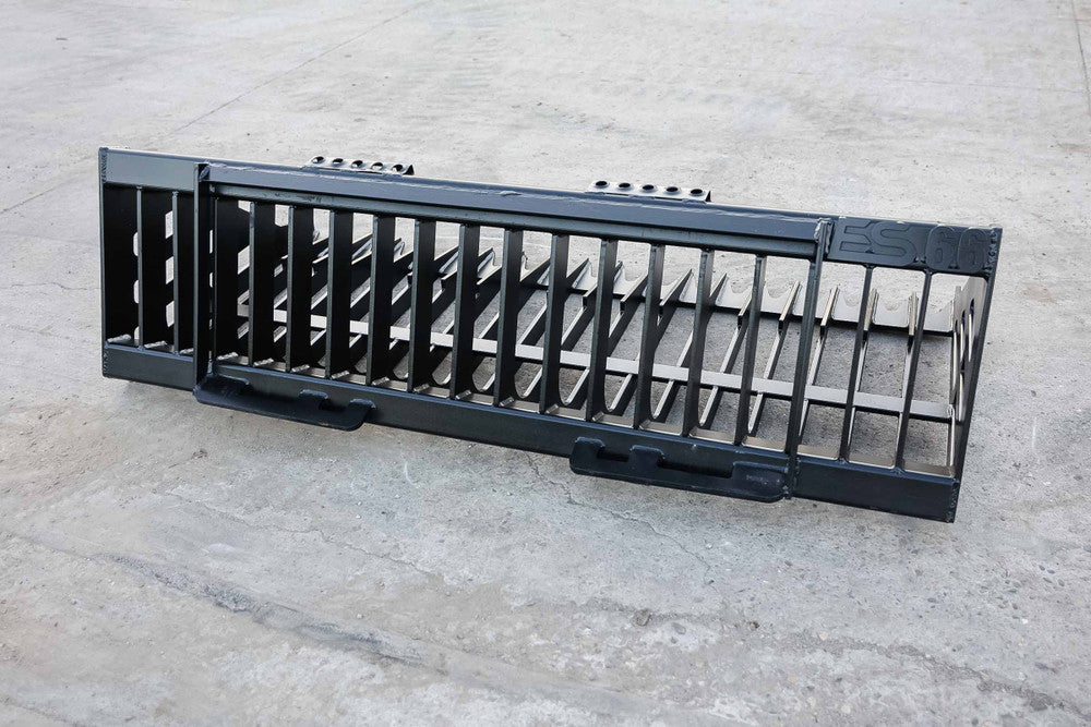 Express Steel | Rock Bucket | SKU ES30010 | Width 66" | Hydraulic Flow 20 To 35 GPM | For Skid Steers
