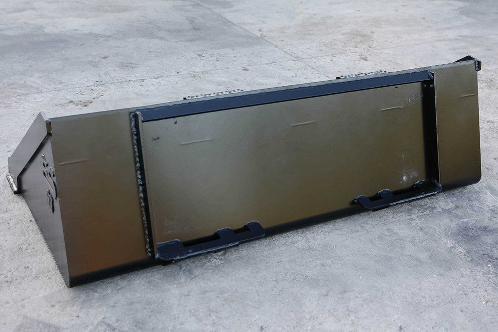 Express Steel | Smooth Bucket | SKU ES-STSB-0066 | Width 66" | Hydraulic Flow 20 To 35 GPM | For Skid Steers