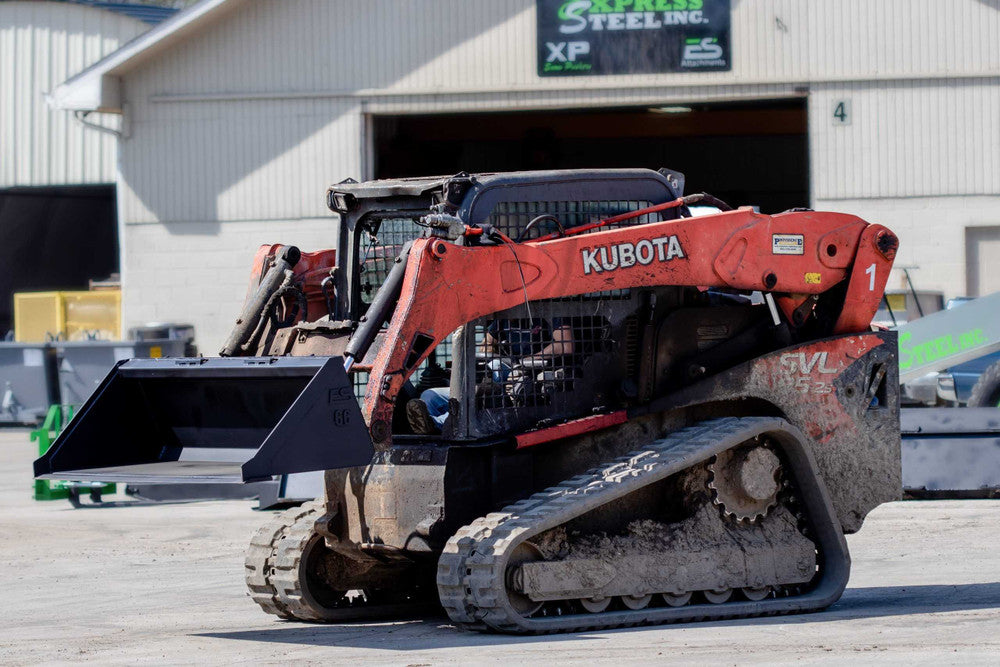 Express Steel Smooth Bucket | SKU ES-STSB-0066 | Width 66" | Hydraulic Flow 15–20 GPM | For Skid Steers