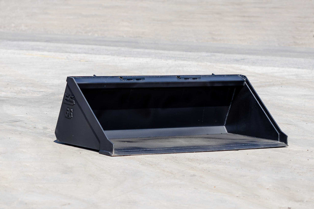 Express Steel | Smooth Bucket | SKU ES-STSB-0066 | Width 66" | Hydraulic Flow 20 To 35 GPM | For Skid Steers