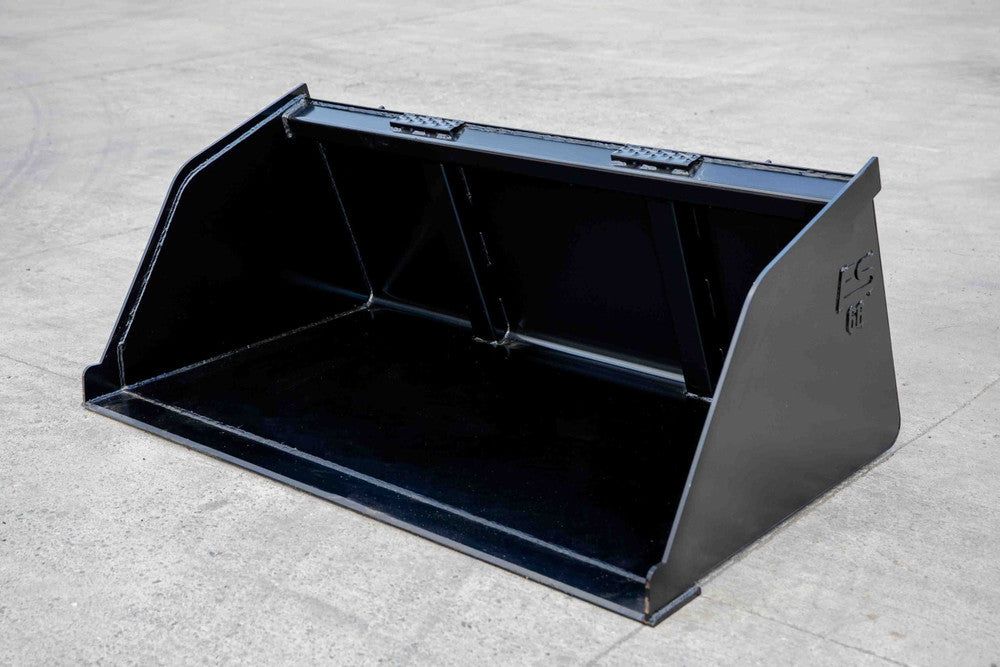 Express Steel | Snow/Mulch Bucket | SKU ES-STSMB-0066 | Width 66" | Hydraulic Flow 0 To 25 GPM | For Skid Steers
