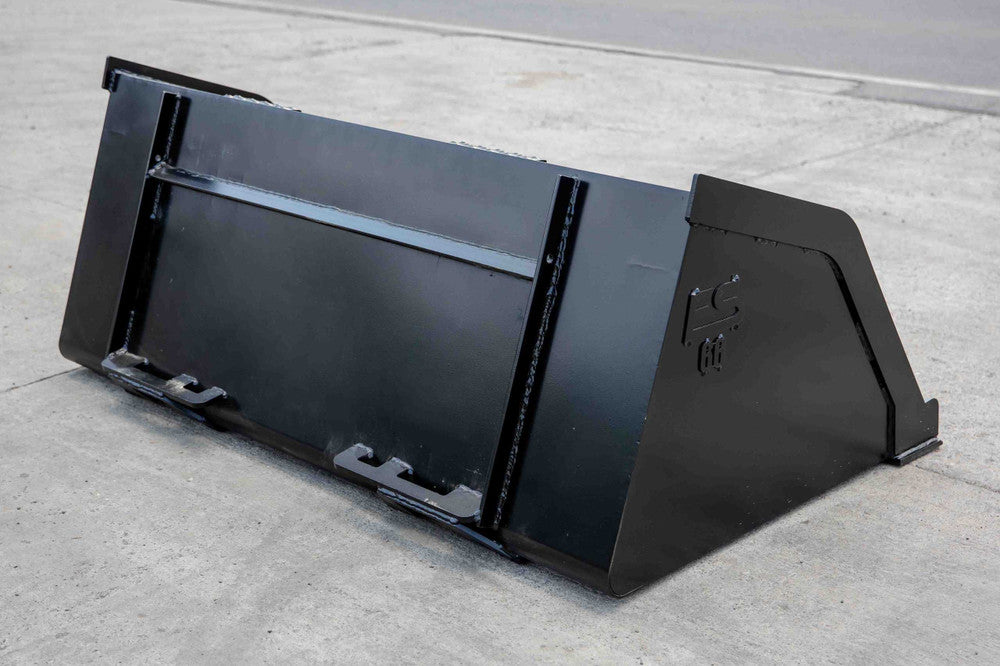 Express Steel | Snow/Mulch Bucket | SKU ES-STSMB-0066 | Width 66" | Hydraulic Flow 0 To 25 GPM | For Skid Steers