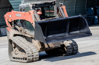 Express Steel 5.5' Heavy Duty Snow/Mulch Bucket | Width 66" | 25 GPM | For Skid Steers