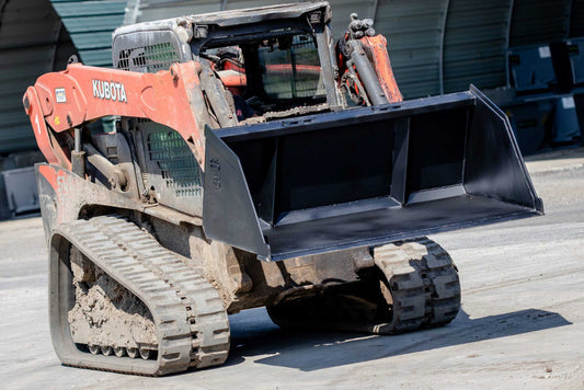 Express Steel | Snow/Mulch Bucket | SKU ES-STSMB-0066 | Width 66" | Hydraulic Flow 0 To 25 GPM | For Skid Steers