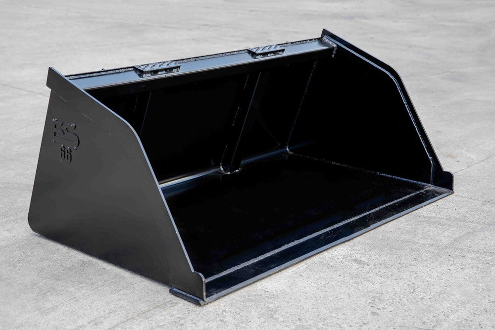 Express Steel | Snow/Mulch Bucket | SKU ES-STSMB-0066 | Width 66" | Hydraulic Flow 0 To 25 GPM | For Skid Steers