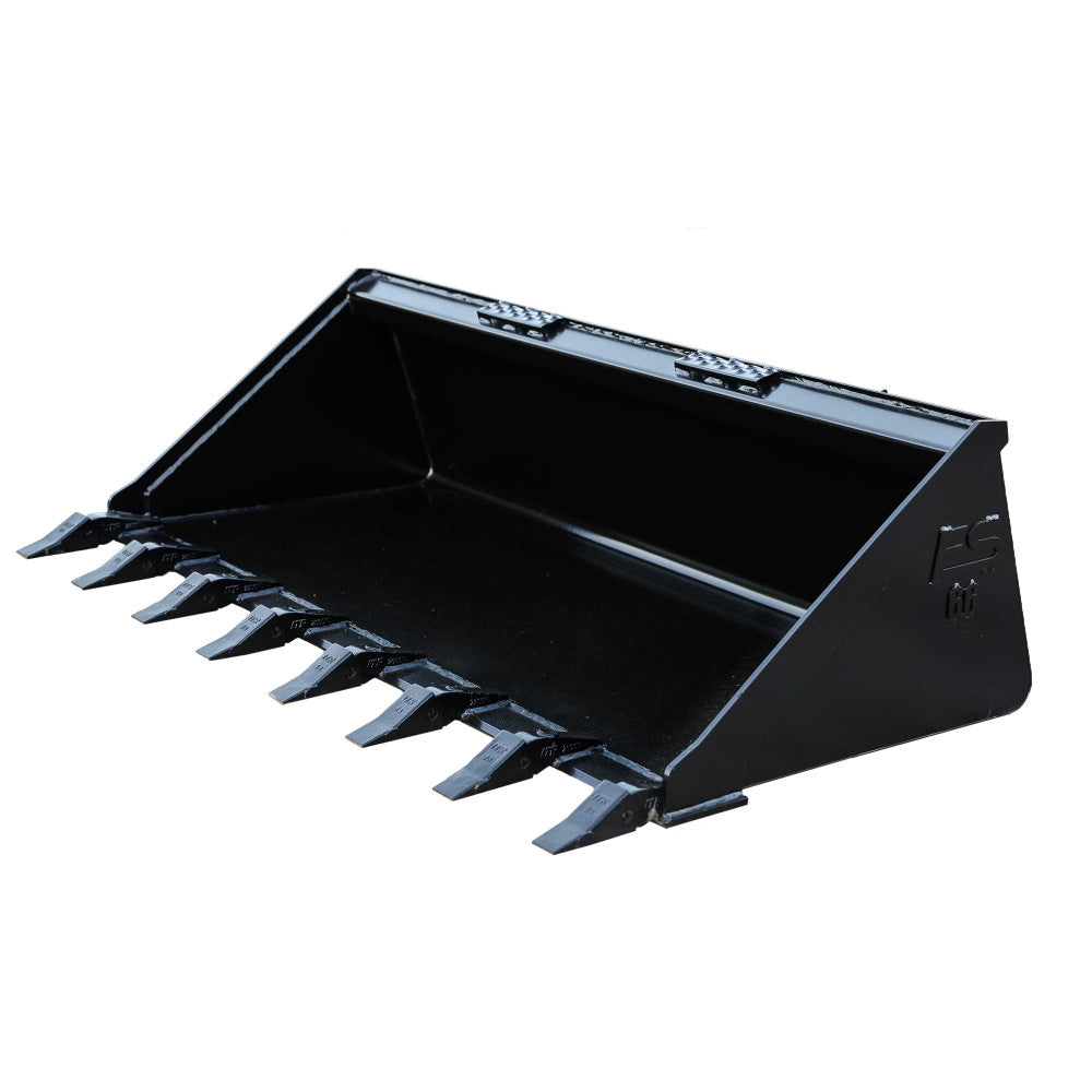 Express Steel | Standard Tooth Bucket | SKU ES-STTB-0066 | Width 66" | Hydraulic Flow 0 To 25 GPM | For Skid Steers