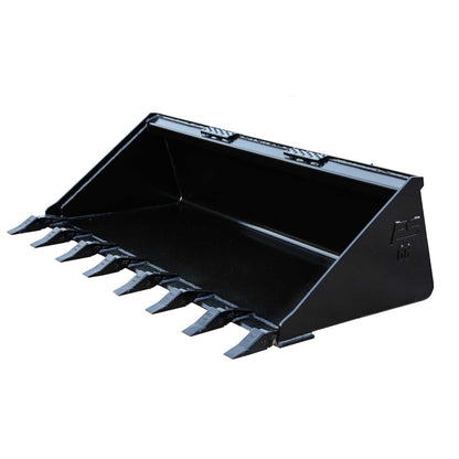 Express Steel | Standard Tooth Bucket | SKU ES-STTB-0066 | Width 66" | Hydraulic Flow 0 To 25 GPM | For Skid Steers