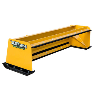 Express Steel 7' Pullback Snow Pusher | Model XP24 | Width 84" | 30+ HP | 25 GPM | For Tractors, Skid Steers & Loaders