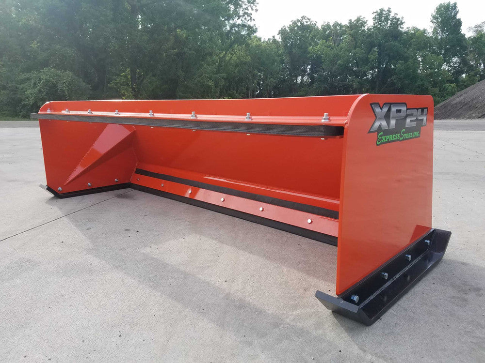 Express Steel | Pullback Snow Pusher | Model 7′ XP24 | SKU ES924PB07 | Width 7′ | Horsepower 30+ HP | Hydraulic Flow 0 To 25 GPM | For Tractor, Skid Steer & Loader