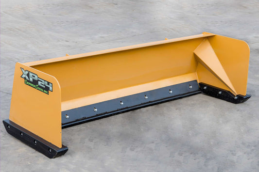 Express Steel | Turf Pusher | Model 7′ XP24 | SKU ES924T07 | Width 7 ft | Horsepower 35+ HP | Hydraulic Flow 0 To 25 GPM | For Skid Steers & Tractors