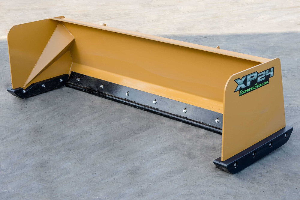 Express Steel | Turf Pusher | Model 7′ XP24 | SKU ES924T07 | Width 7 ft | Horsepower 35+ HP | Hydraulic Flow 0 To 25 GPM | For Skid Steers & Tractors