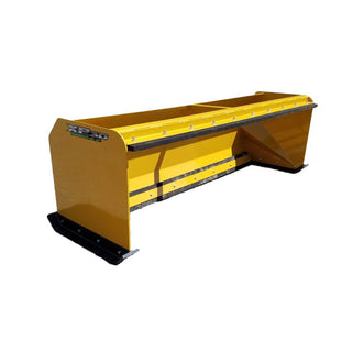 Express Steel 7' Snow Pusher | Model XP30 Pullback | Width 89" | 35+ HP | 25 GPM | For Tractors, Mini Skid Steers, Skid Steers & Loaders