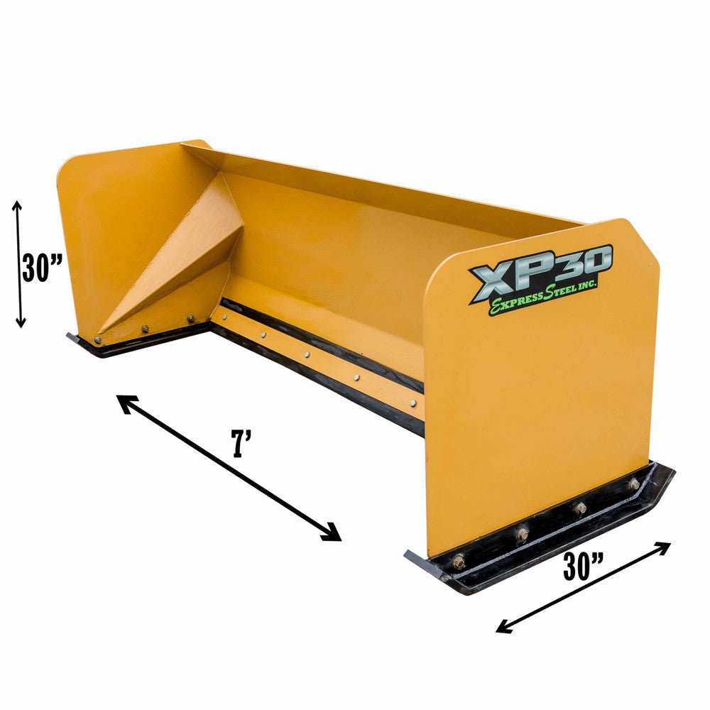 Express Steel | Snow Pusher | Model 84" XP30 | SKU ES93007 | Width 84" | Horsepower 35+ HP | Hydraulic Flow 0 To 25 GPM | For Tractors, Loaders & Skid Steers