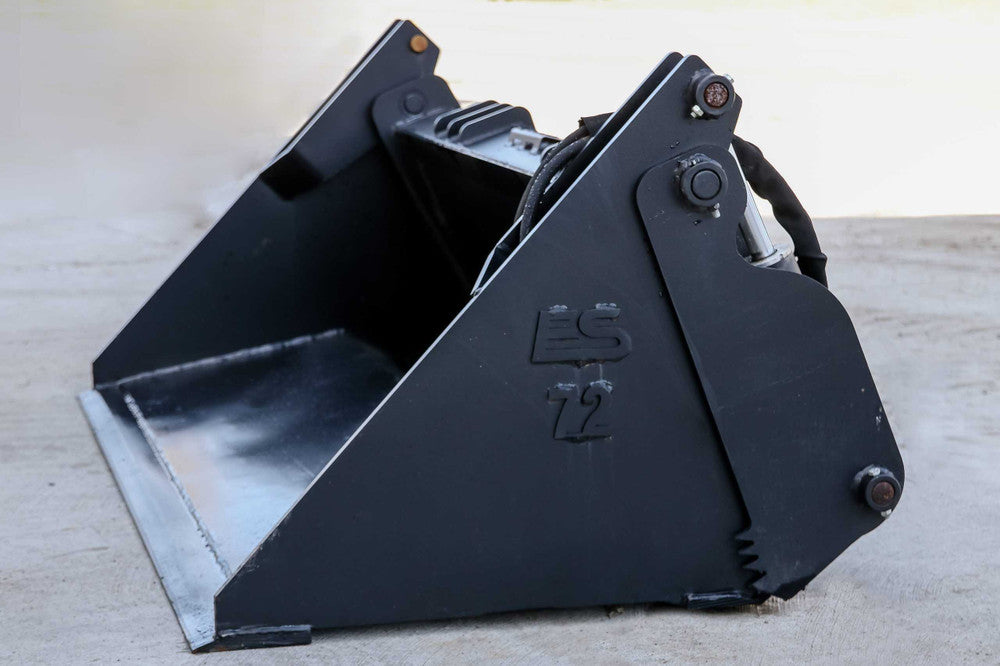 Express Steel | 4-in-1 Bucket | SKU ES30330 | Width 72" | Hydraulic Flow 15 To 25 GPM | For Skid Steers