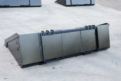 Express Steel | Heavy Duty Smooth Bucket | SKU ES-HDSB-0072 | Width 72" | Hydraulic Flow 17 To 25 GPM | For Skid Steers