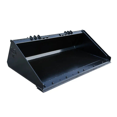 Express Steel 6' Heavy Duty Smooth Bucket | Width 72