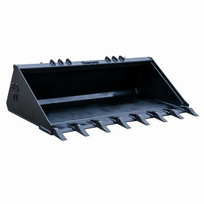 Express Steel | Heavy Duty Tooth Bucket | SKU ES-HDTB-0072 | Width 72" | Hydraulic Flow 18 To 25 GPM | For Skid Steers