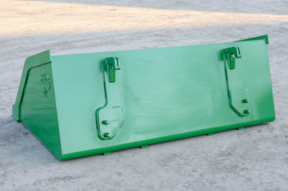 Express Steel | Snow/Mulch Bucket | Model 72" John Deere | SKU ES-STSMB-0072-JDMG | Width 72" | Horsepower Up to 65 HP | For Tractors