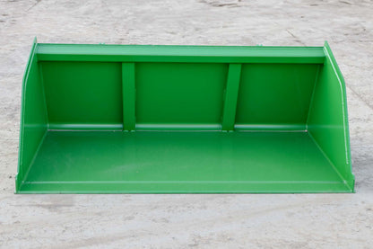Express Steel | Snow/Mulch Bucket | Model 72" John Deere | SKU ES-STSMB-0072-JDMG | Width 72" | Horsepower Up to 65 HP | For Tractors