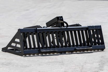 Express Steel | Rock Bucket Grapple | Model ES20230 | 36" Opening Width | Heavy-Duty Land Clearing & Material Handling | Hydraulic Flow 8 to 12 GPM | For Skid Steer