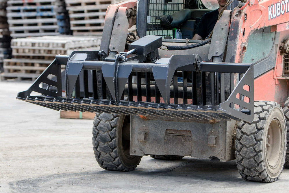 Express Steel | Rock Bucket Grapple | Model ES20230 | 36" Opening Width | Heavy-Duty Land Clearing & Material Handling | Hydraulic Flow 8 to 12 GPM | For Skid Steer
