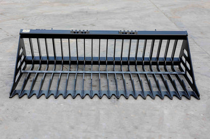 Express Steel | Heavy-Duty Rock Bucket | SKU ES30020 | Width 72" | Hydraulic Flow 18 To 25 GPM | For Skid Steer Loaders