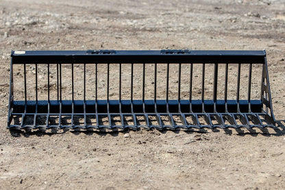 Express Steel | Heavy-Duty Rock Bucket | SKU ES30020 | Width 72" | Hydraulic Flow 18 To 25 GPM | For Skid Steer Loaders