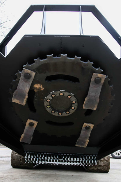 Express Steel Severe Duty Brush Cutter | SKU ES45070 | Width 74.5" | Hydraulic Flow 27+ GPM | For Skid Steers