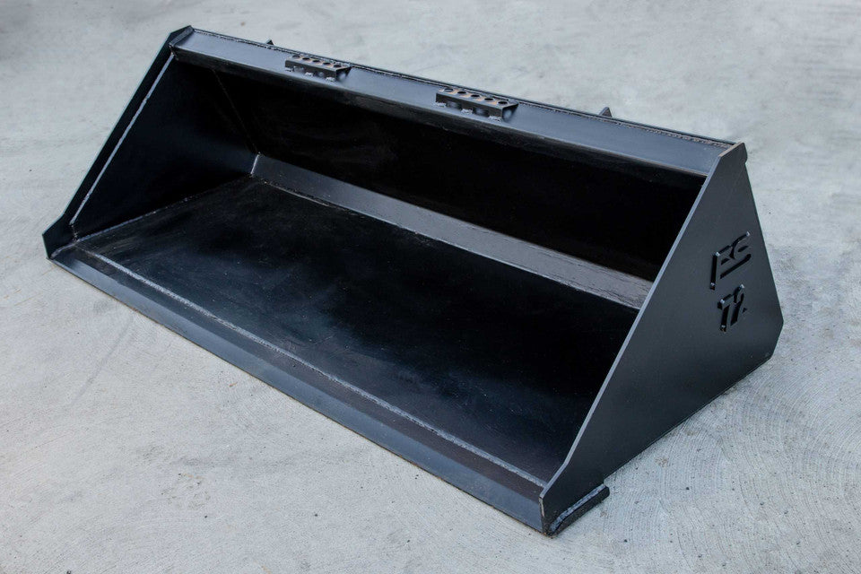 Express Steel Smooth Bucket | SKU ES-STSB-0072 | Width 72" | Hydraulic Flow 15–20 GPM | For Skid Steers