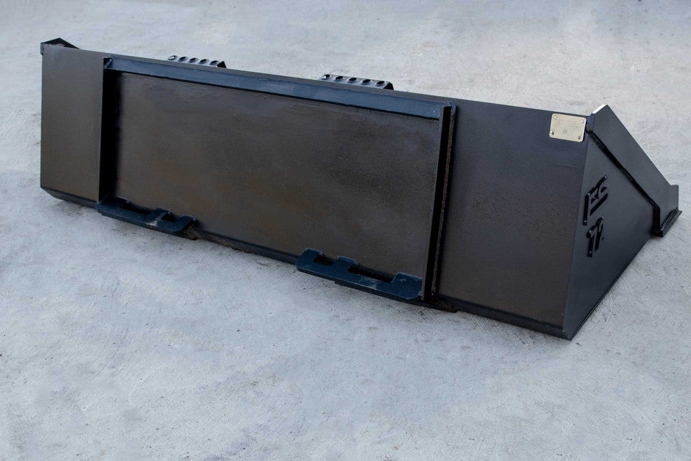 Express Steel Smooth Bucket | SKU ES-STSB-0072 | Width 72" | Hydraulic Flow 15–20 GPM | For Skid Steers