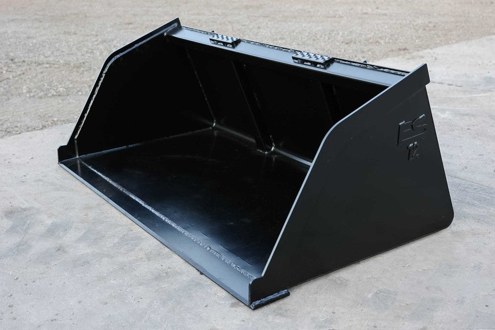 Express Steel | Snow/Mulch Bucket | SKU ES-STSMB-0072 | Width 72" | Hydraulic Flow 15 To 25 GPM | For Skid Steers