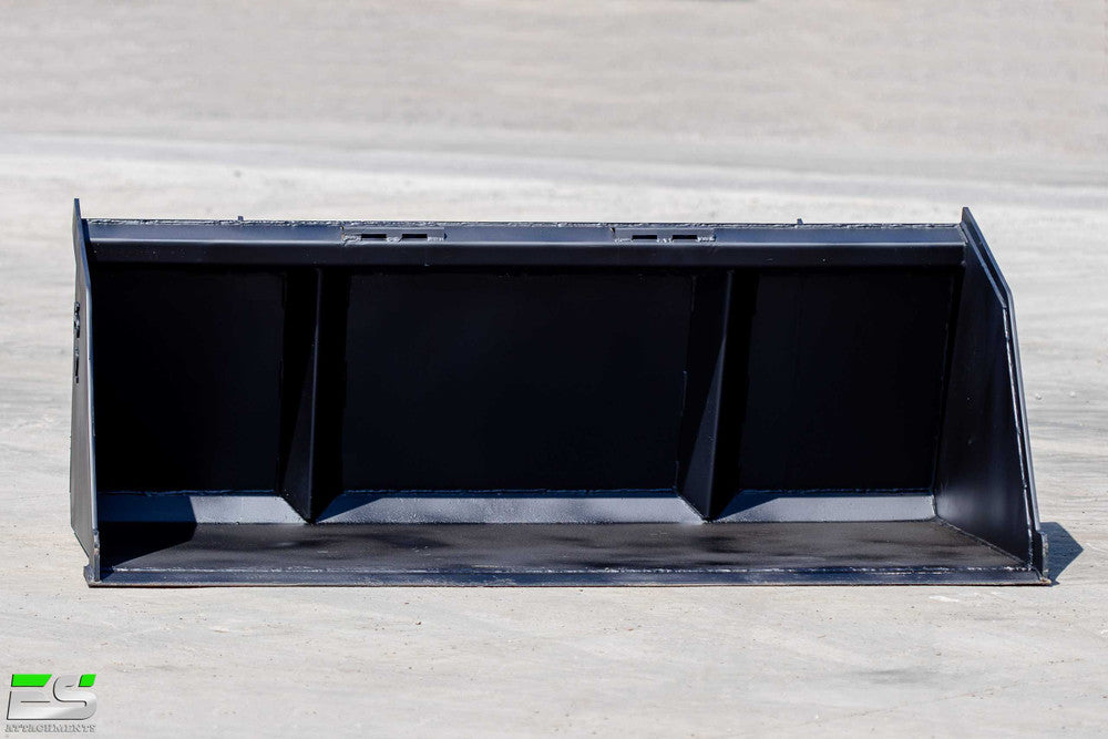 Express Steel | Snow/Mulch Bucket | SKU ES-STSMB-0072 | Width 72" | Hydraulic Flow 15 To 25 GPM | For Skid Steers
